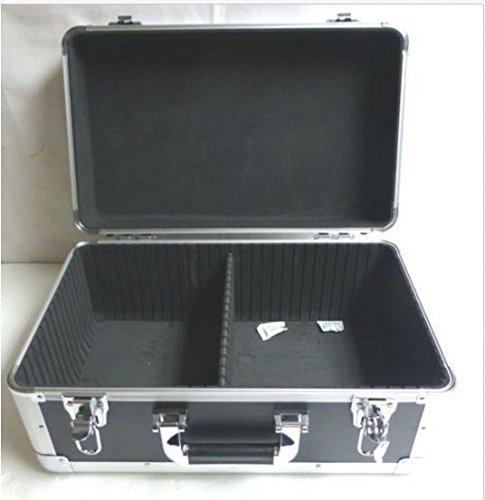 7" Vinyl Record Double Compartment Euro Style Case (Holds 250 Plus 7"Vinyls) #TOP4