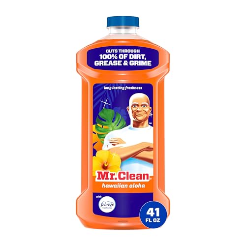 Mr. Clean All Purpose Cleaner, Mop Soap, Floor Cleaner for Mopping Home, Bathroom, & Kitchen,...
