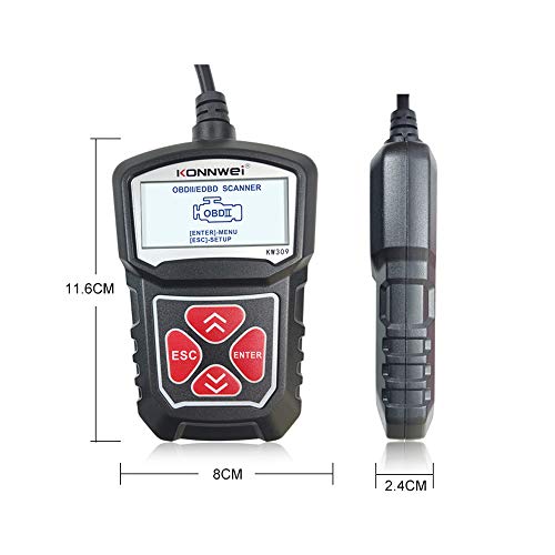 Scanner automotivo universal GoolRC KW309 leitor de código automotivo profissional ferramenta de dig