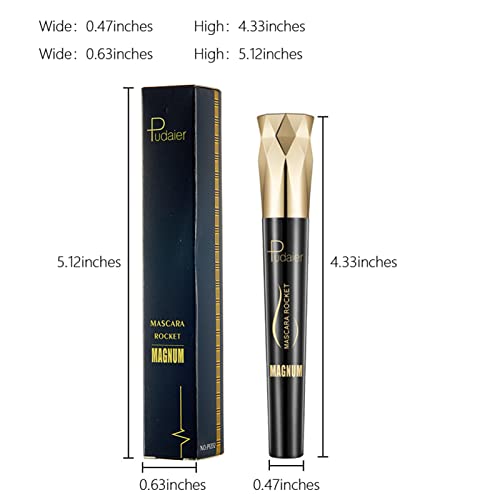 Mascara Black Healthy Lengths Mascara For Stronger，Washable Mascara, Non-Staining Feathery Soft Full Lashes, Lasts Up To 24 Hours, Blackest Black For A False Eyelash Look (1Pc) #TOP5