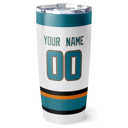Image of ANTKING San Jose Tumbler 20oz Custom Name Number Travel Mug Gifts | Stainless Steel Insulated Coffee Cup for Men Women