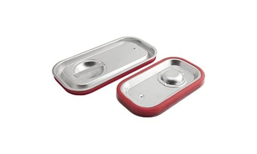 Genware NEV-GN11-SLID Stainless Steel Gastronorm Sealing Pan with Lid, Size 1/1