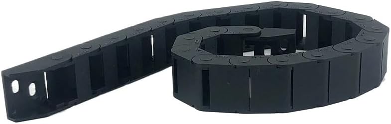 Transmission Chain of Power Cable Chain 7x7 L1000mm Cable Drag Chain Wire Carrier with End Connectors for CNC Router Machine 3D Printer Parts Transmission Chain of Power(15mm)