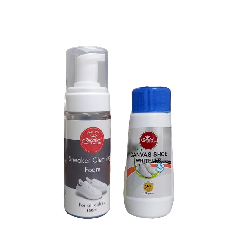 Carnoba Sneaker Cleaner 100ml Canvas Shoe Whitener 120ml. for Instant Shine and In-Depth Care of Shoes (B0CVNBGNJ1) Amazon Price History, Amazon Price Tracker