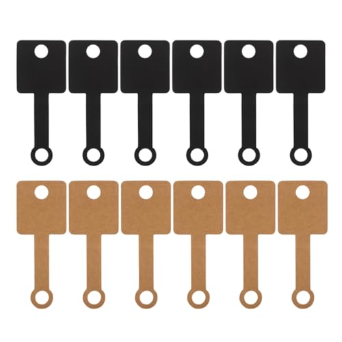 Image of TEMPNAP 100pcs Self Adhesive Folding Jewellery Display Cards for Bracelets