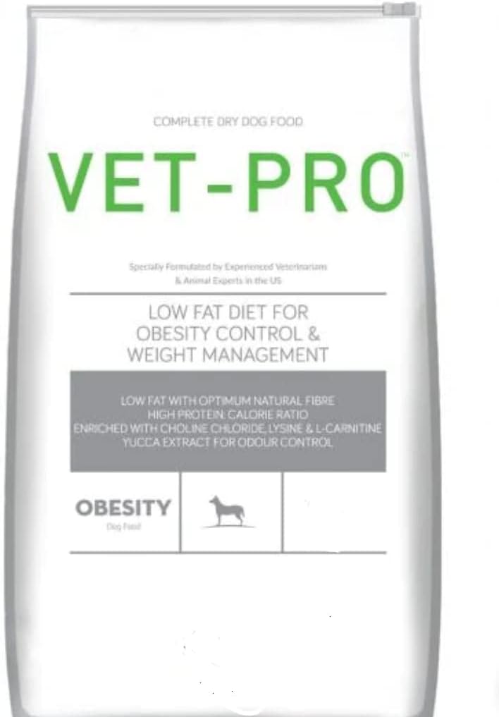 Vet-Pro Obesity Pellet Adult Dog Food, Chicken Flavour, 3kg