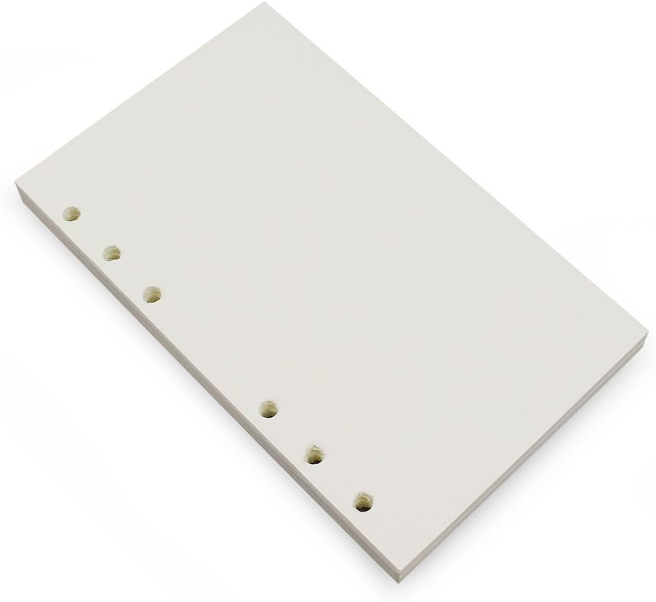 6Ring A6 Binder/Planner Refill Paper, 6 Hole,6 3/4 x 4 1/