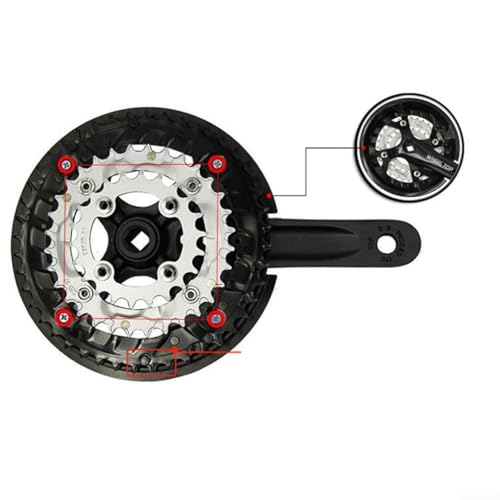 Bike Crankset Chain Wheel Cover Guard, Bicycle Sprocket Cover, Crankset Chain Wheel Protector For Bicycle,City Road Bikes(XH-48) - Thumbnail 3