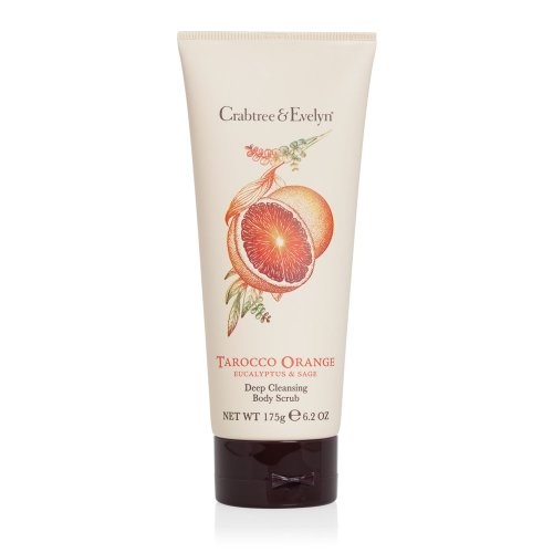 Crabtree & Evelyn Tarocco Orange Eucalyptus Deep Cleansing Body Scrub, 6.2 oz