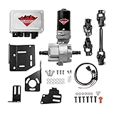 Rugged Front Electric Power Steering Kit for Polaris Ranger 500/700, Not A Bolt-on System, Gets Rid Wheel Jerk/Bump Steer, Model With Parking Brake On Right Side (See Fitment Details in Description)