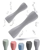 RELANESS CurvyBar 飾れる ダンベル 1kg/2kg/3kg/4kg/5kg【お風呂で使える/インテリアに合う】2個セット 筋トレ 鉄アレイ ソフトコーティング dumbbell set RE102｜ｸﾞﾚｰ×2