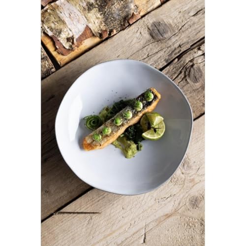 Bol coupe charbon brut assiette creuse noire 23cm