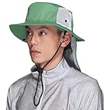 PONTAPES(ポンタペス) サーフハット 日よけ付き 全10色柄 水陸両用 PAH-444 モーブグリーン ML 帽子 ぼうし メンズ レディース キッズ 釣り アウトドア ジュニア 男の子 女の子