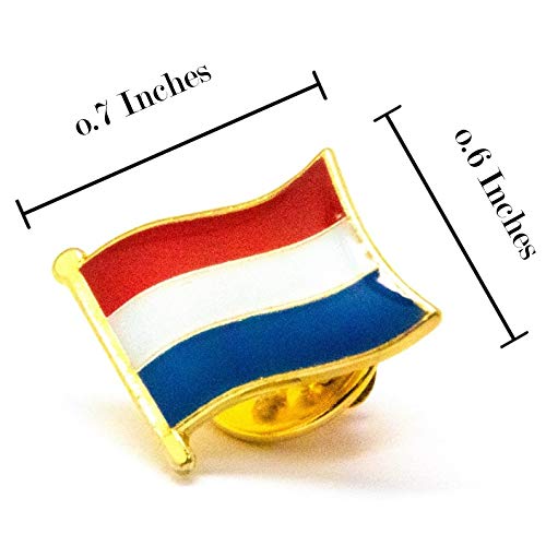 Écusson brodé drapeau Pays-Bas de qualité supérieure pour patch vêtement - 5