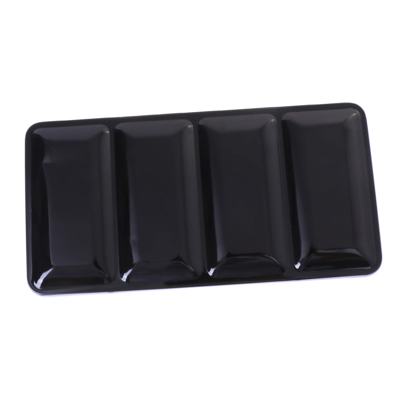 GARVALON Palette D’aquarelle Vide en Fer Noir, Boîte à 48 Grilles