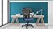 Tempur-Pedic TP9000C Mesh Swivel Task Chair with Tempur Material, Cooling Gel Layer, Adjustable Armrests, and Lumbar Support, Navy