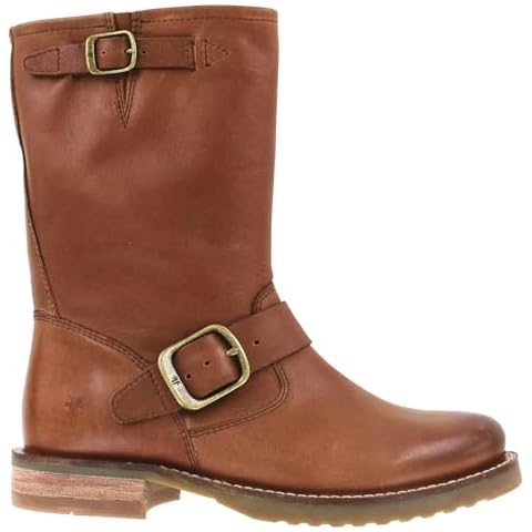 Frye Veronica Flex Leather Motorcycle Boots Cover