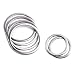 For BMW X5 E70 Stainless Matte Door Speaker Covers Trim Frame 6pcs 2011-2013