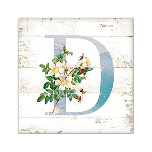 Lettre D en bois cadeau pendaison de crémaillère original