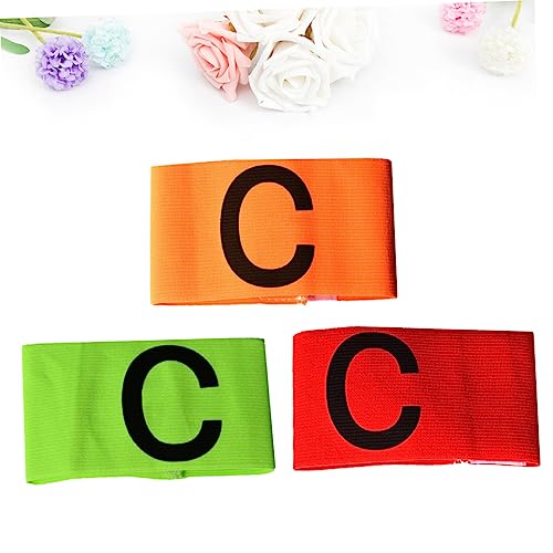 SUPVOX Football Armbands Captain Armband Soccer Captain Bands Elasticity Football Captain Band Elastic Football Adjustable Armband Kids Football Kids Soccer Long Sleeve Child Fan Utensils