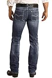 Rock & Roll Denim Men's Reflex Revolver Straight - Dark Vintage Wash… 34 W x 32 L