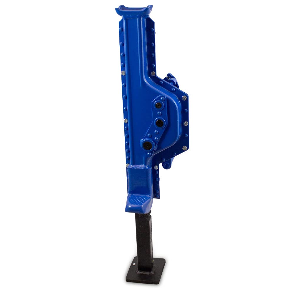 BITUXX® Stahlwinde 10,0 t Zahnstangenwinde Zahnstangenheber Stockwinde Hubwinde Hebewinde 10000 kg Winde (1 Paar)