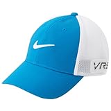 Nike Golf 638291 womens Tour Flex Fit Cap, Military Blue/White, L/XL