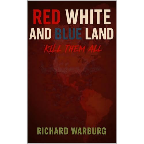 RED WHITE AND BLUE LAND Audiolibro Por RICHARD WARBURG arte de portada