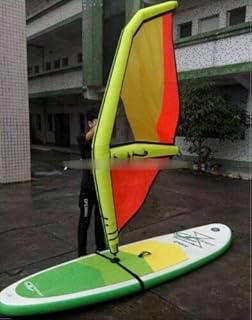 Inflatable PVC SUP Sailboat Windsurfing Paddle Surf Board New