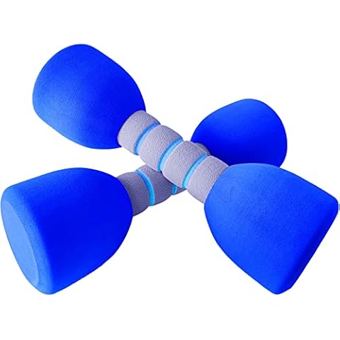 Kids Weight Set - A Pair of 2 Dumbbells for Toddler Childrens Exercise - Foam Dumbbell 1.5lbs Weights Workout Equipment (Blue) Cover