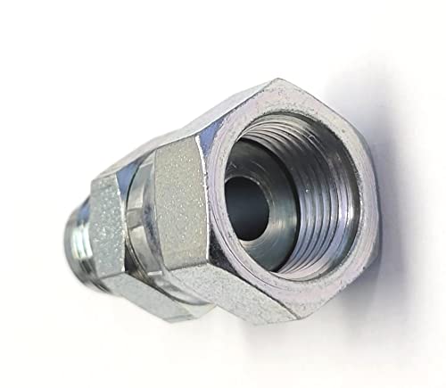 AF 9210-12-12 - #12 Male JIC (1-1/16-12'' Threads) X #12 FBSPP Flat Face (1.039''-14 Threads)