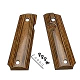 Embrace Customization: Elevate Your 1911 with a Guuun Grip - Polished Surface, Colorful Synthetic Wood, and Enhanced Control - Gold