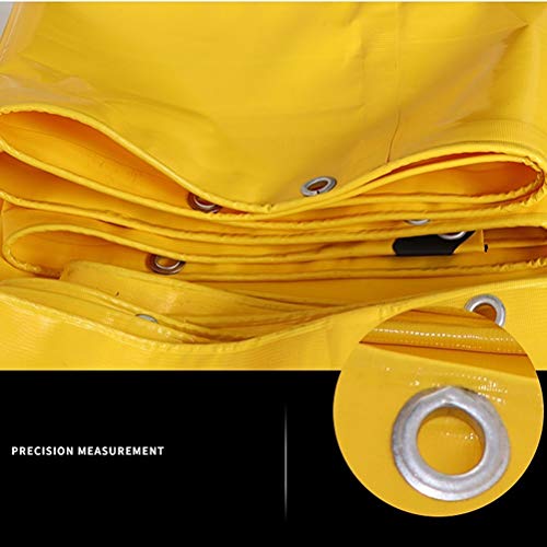 Bâche imperméable extérieure anti-déchirure jaune pour grand camion - 5