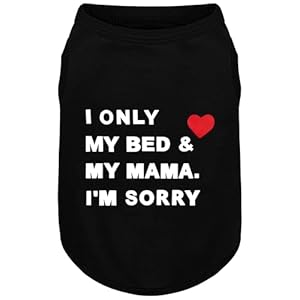 Stylish Cotton Dog Shirt with Print, Soft & Breathable, All-Season Comfort, Fits Most Breeds – Perfect Pet Apparel for Small, Medium, Large Dogs.Black&m