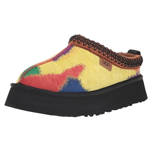 UGG Women's TAZZ PRIDEPOP Slipper, Pride, 8