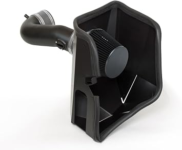 Ares Cold Air Filter Intake Kit Systems with Heat Shield BLACK Compatible with 2019-2024 Silverado Escalade Suburban Tahoe Yukon Denali V8