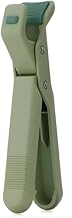 Kuhn Rikon Cool Gripper Handle with Lock, Heat Resistant Silicone Kitchen Tongs for Lifting Hot Dishes, Casseroles, Bakeware and Pizza Pans, Secure Grip, Dishwasher Safe, Sage