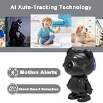 3K Indoor Camera Robot, Black Bear Baby Monitor & Pet Camera for Home - Image 4