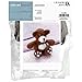 LEISURE ARTS Little Crochet Friend Animals Crochet Kit, Bear, 8