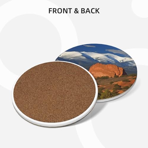 Dessous de verre céramique résistant à la chaleur avec support de rangement - 3