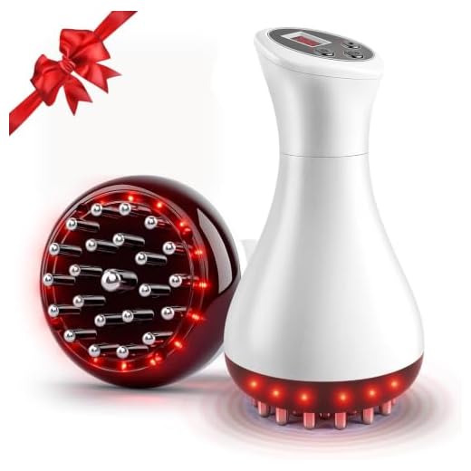 Multford Lymphatic Drainage Massager & Anti Cellulite Massage Tool,White
