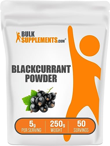 Bulksupplements.com Blackcurrant Powder - Eye Supplements - Black Currants Powder - Black Currant Berry Powder - Antioxidants Supplement - Dried Fruit Powder (250 Grams - 8.8 Oz) #TOP9