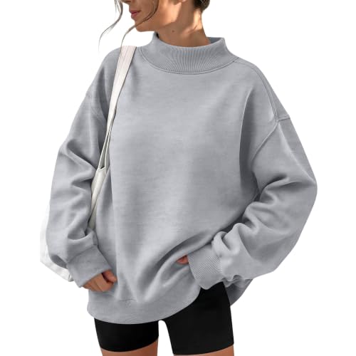yakyamgi Oversized Mock Neck Sweatshirt Women Casual Fall 2026 Outfits - image 1