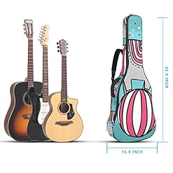 Housse pour guitare acoustique – Loup hurlant à pleine lune – 1 cm d’épaisseur – Rembourrage étanche – 101,6 cm, 104,1… - Les Beatles, Paul McCartney, John Lennon, RIngo Starr, George Harrison Housse pour guitare acoustique - Loup hurlant à pleine lune - 1 cm d'épaisseur - Rembourrage étanche - 101,6 cm, 104,1… – Image 5