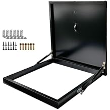 Roof Hatch, Heavy Duty Galvanized Steel Construction - Waterproof and Insulated Roof Access Hatch with Security Lock31.5" x 31.5"