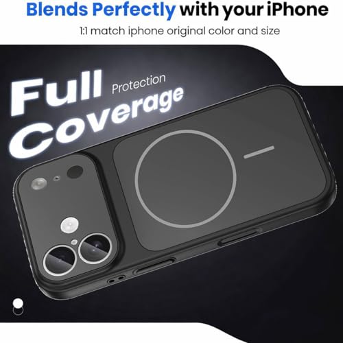 Image of SHINESTAR Converter Case for iPhone 16 | Premium Protective Mag-Safe Cover | iPhone 17 Pro / 17 Pro Max Series Style Design | in-Built Camera Guard | Wireless Charging Compatible - Black