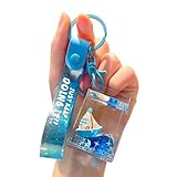 DIKIMO Süßer Segelboot-Schlüsselanhänger, Kawaii, Segelboot, flüssig, schwimmend, Rucksack-Anhänger, Milchkarton, 3.9 inches