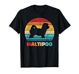 maltipoo peso Silhouette Maltipoo reale in stile vintage e retrò per tutti coloro che amano i cani, gli animali domestici, gli animali o per allevare cuccioli