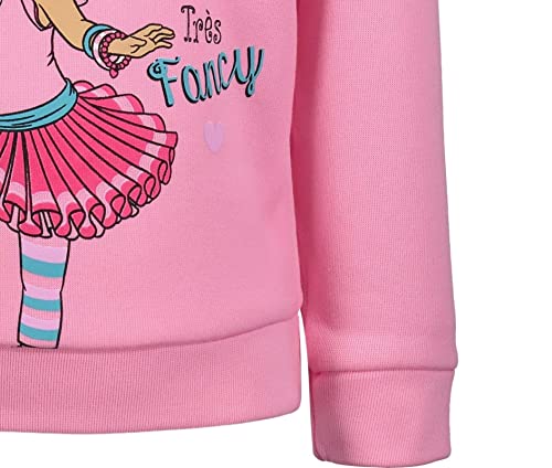 Disney Fancy Nancy Little Girls Pullover Fleece Hoodie And Leggings Outfit Set Pink 7-8 #TOP6