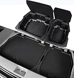 QXZcar Kia Carnival Trunk Organizer Storage Box, Insert Cargo Bins for 2021-2026 Carnival, Rear Hatch Container with Lid Tray